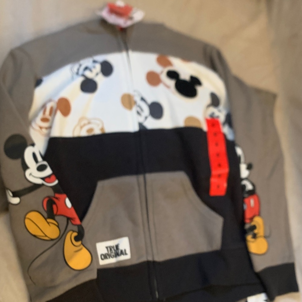 3 pieces Disney Mickey Mouse Kids Hoodie - Gray, Black, and Red